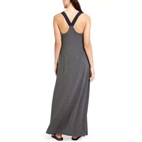 Athleta Gray Maxi Dress - Picture 2 of 8